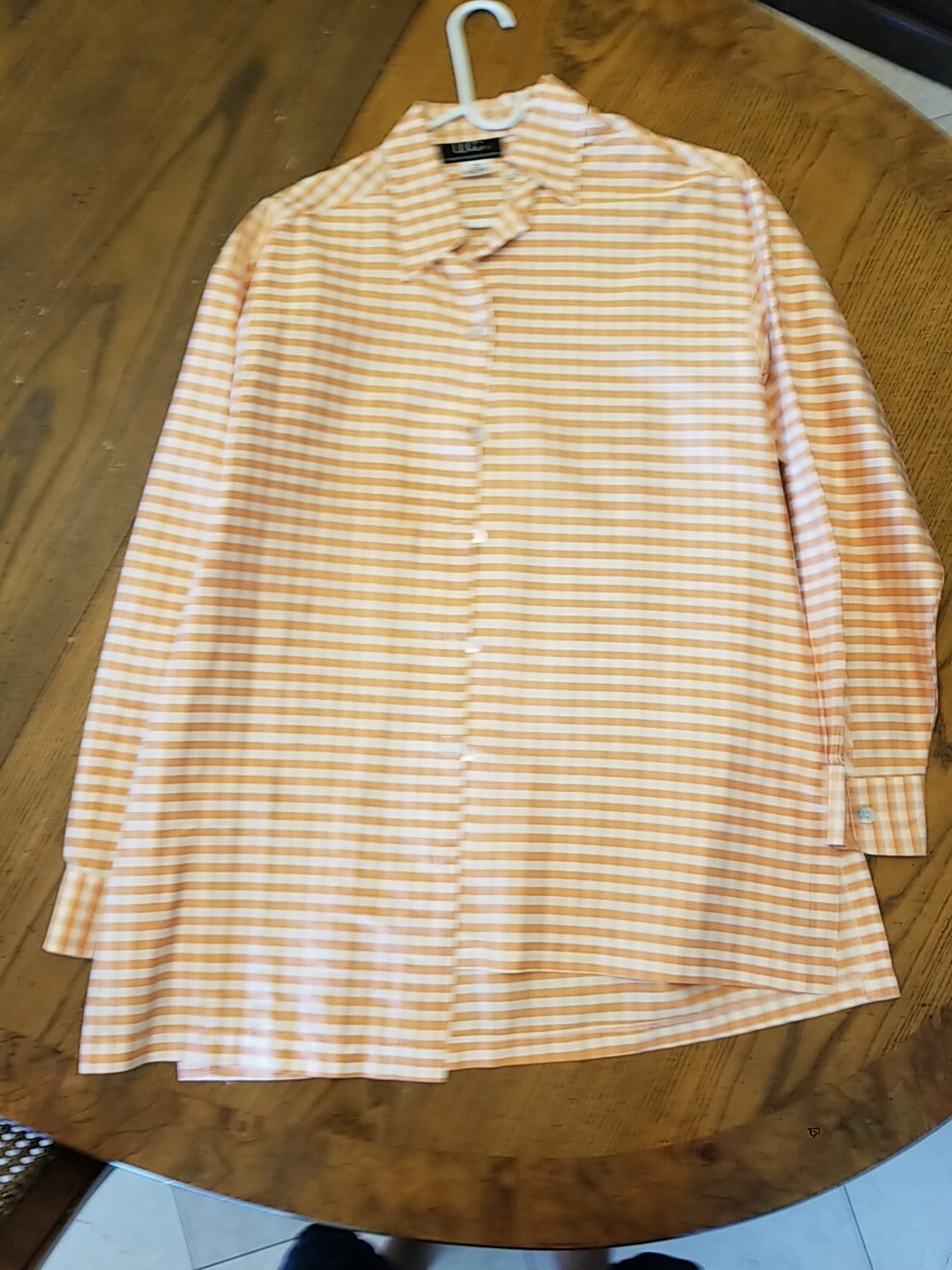 Under Construction Checker Silk Blouse - image 1