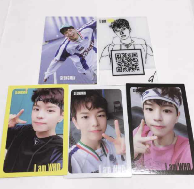 stray kids Seungmin I am who photocard 5 piece complete set