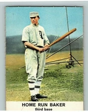 1961 Golden Press 21 Frank Home Run Baker Hof Hall Baseball Fame Phila A's Vg/Ex