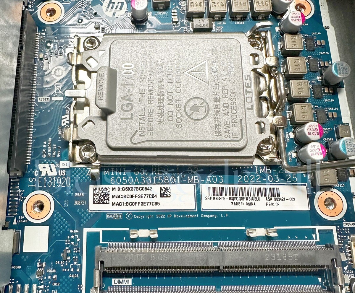 HP Z2 Mini G9 Workstation Desktop, FIRMWARE FIXES BIOS CHIP