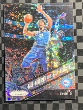 2018-19 Panini Prizm Fast Break Go Hard or Go Home Prizm #6 Joel Embiid 76ers