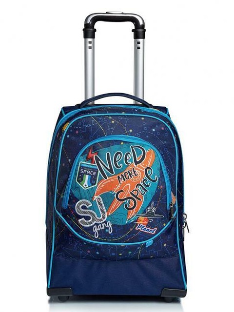 Seven 3 Wheels SJ Gang Ledtech Boy Trolley Zaino in poliestere 35 lt |  Acquisti Online su eBay