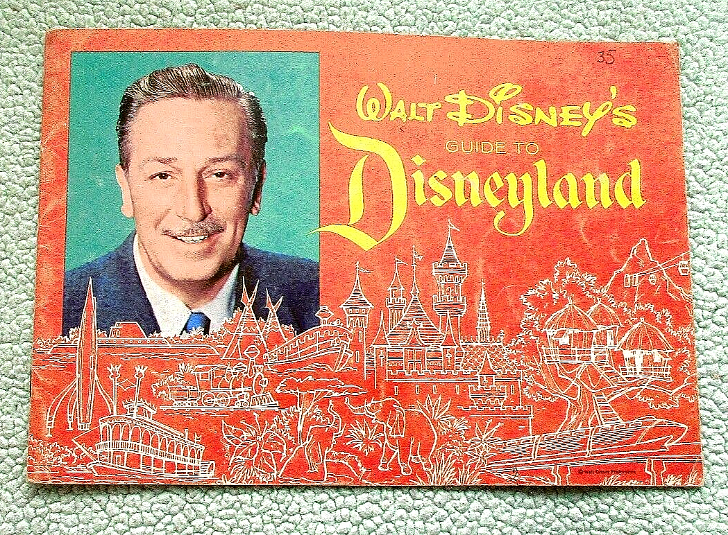 Vintage 1963 Walt Disney's Guide to Disneyland Souvenir Brochure