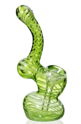 COOL 5'' Swirled Bubbler SHERLOCK Glass Water Pipe BONG THICK Hookah *USA*