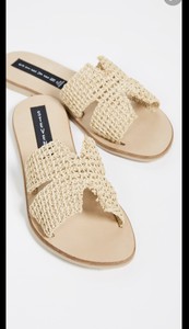 steve madden greece sandals natural