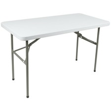 Sandusky SPT323229 Folding Plastic Square Table 32/" White