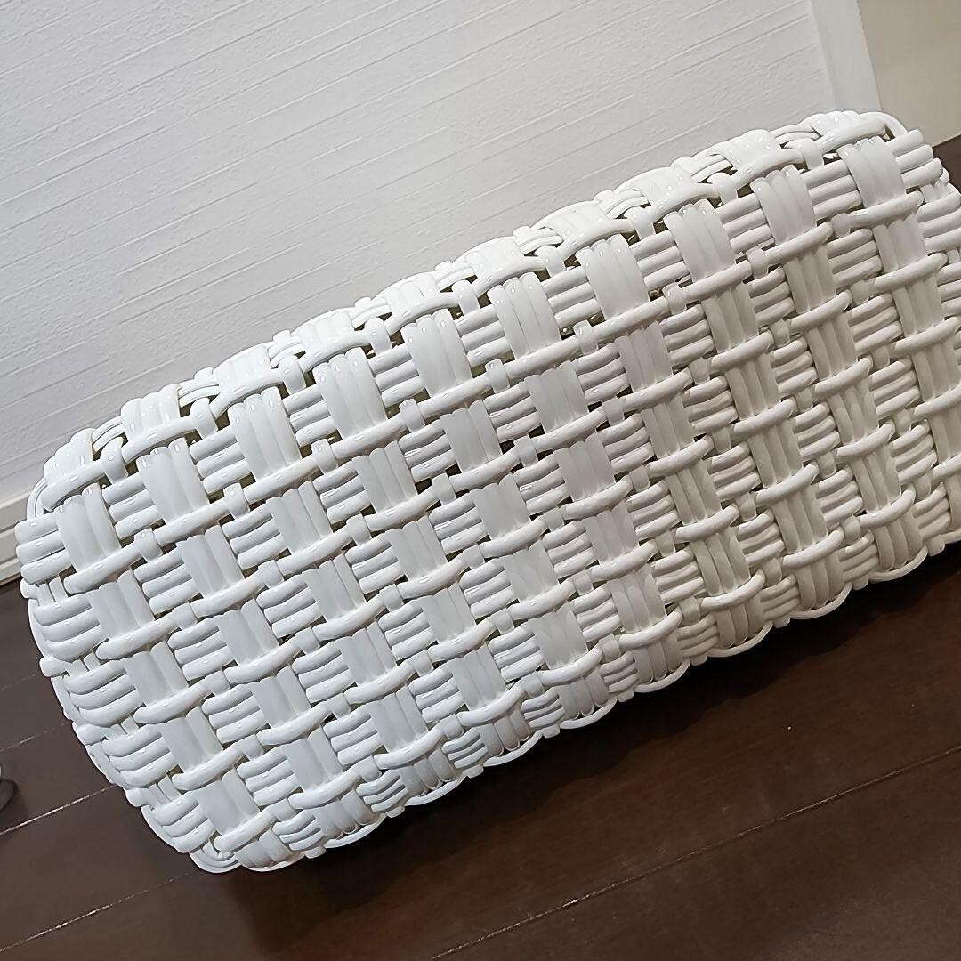 Balenciaga Basket Bag Tote Bag Bistro 2021 Model White Authentic Made in Italy thumbnail 2