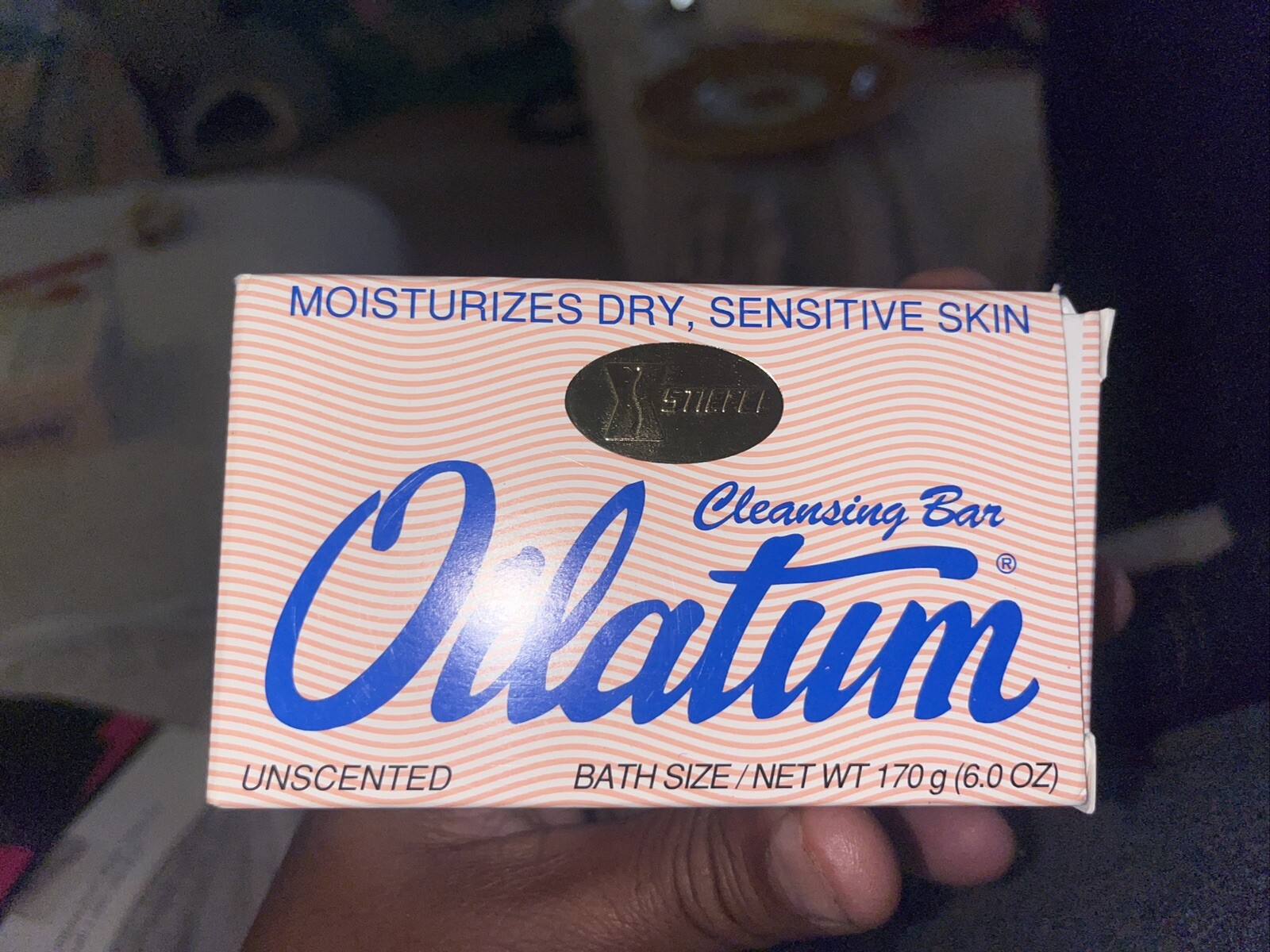 Vintage Oilatum Unscented Cleansing Bar Soap 6oz DrySensitive Skin W Peanut Oil eBay