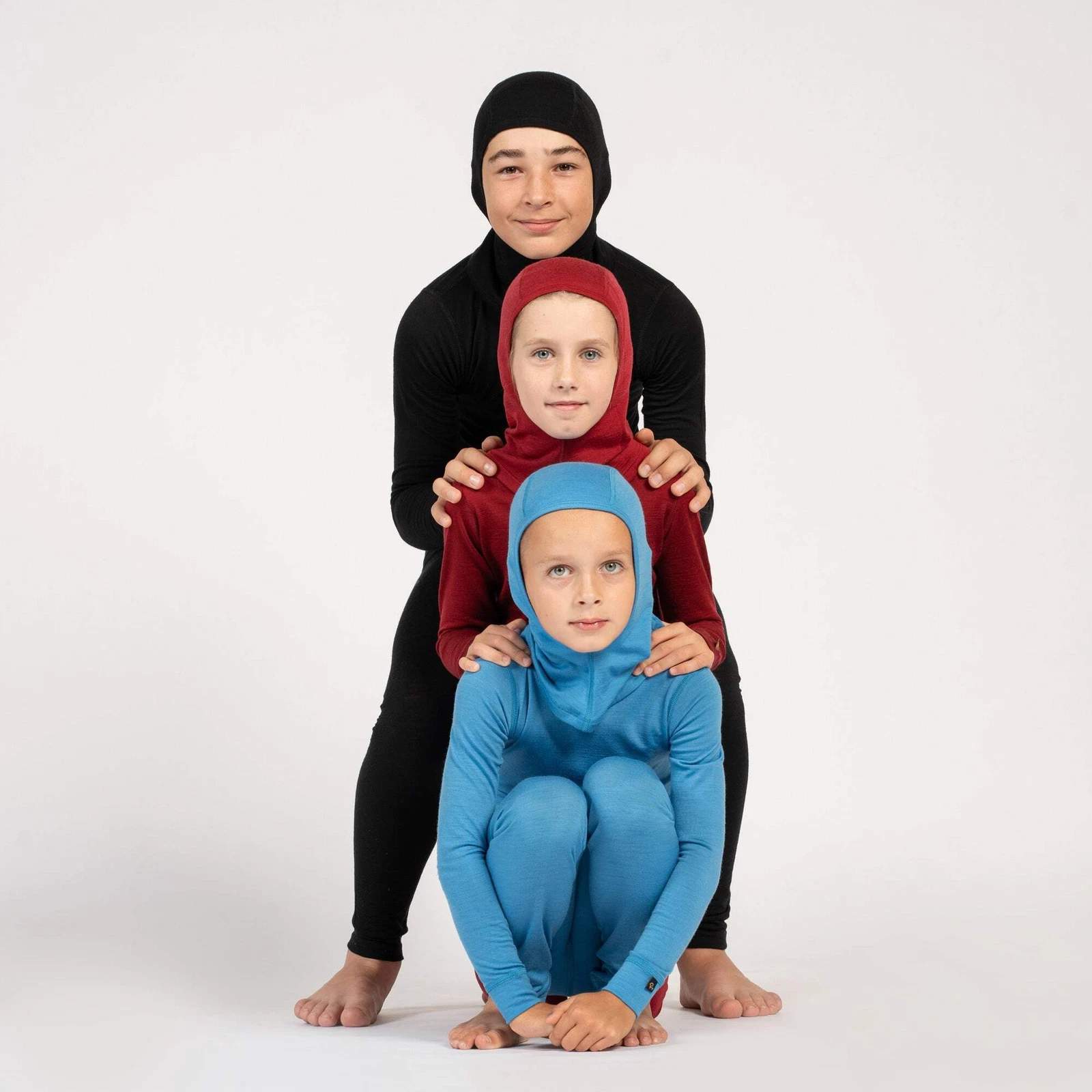 Kids' 160 Merino Balaclava Black