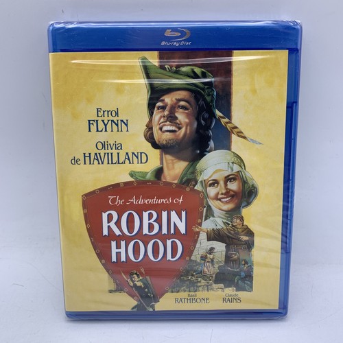 The Adventures of Robin Hood 1938 (Blu-ray, 2008) Errol Flynn NEW SEALED