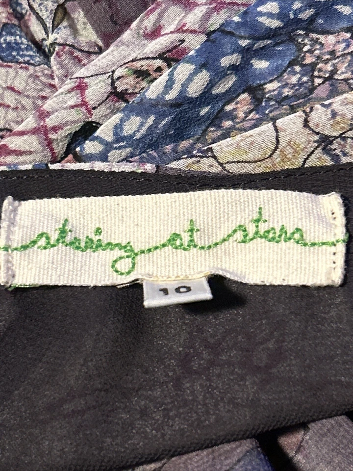 Staring At Stars Spaghetti Strap Bohemian Floral Empire Waist Dress — 第 3/3 张图片