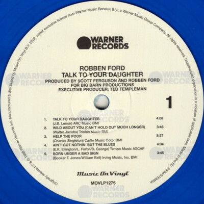 ROBBEN FORD - Talk To Your Daughter (180g Limited Numbered