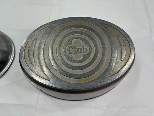Vintage Hammered Club Aluminum 14.5" Oval Roaster 2/ Lid Dutch Oven NOTE! - Picture 10 of 16