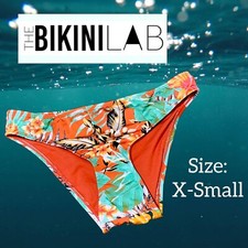 The Bikini Lab Large Bikini Bottom Tropical Oasis Cheeky Floral New