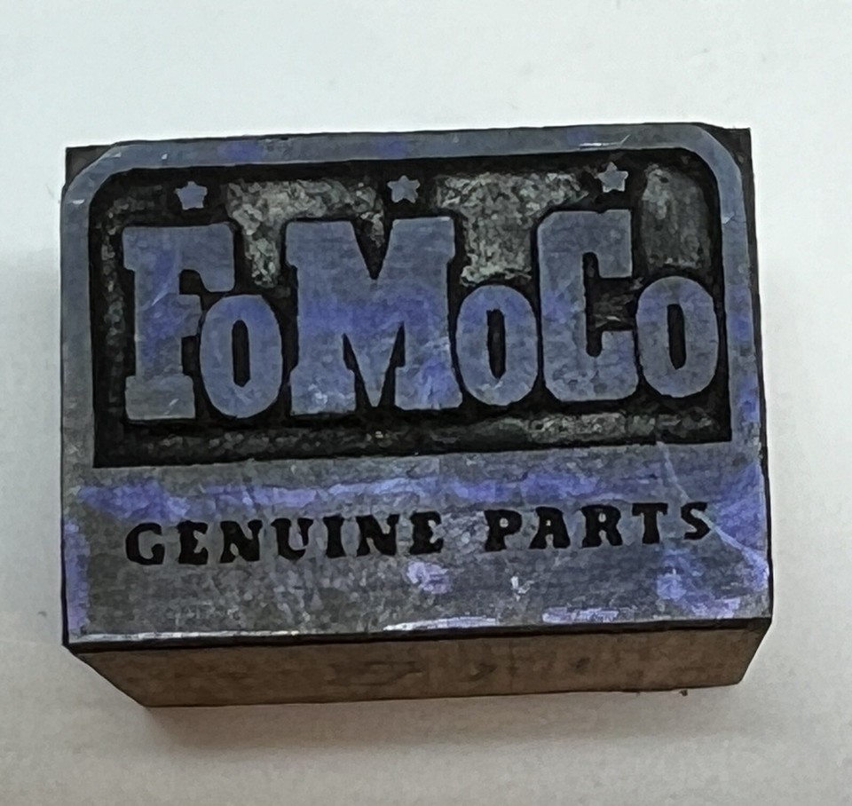 Vintage FORD Motor Company Letterpress PRINTER'S BLOCK Ad Lot of 5 eBay