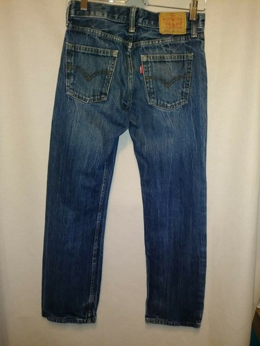 14 in boys size (or girls) Levis 514 Jeans Slim Straight Style Medium Wash cottn - Picture 10 of 11
