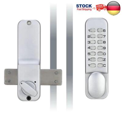 Waterproof Mechanical Digital Door Lock Push Button Keypad Keyless Code