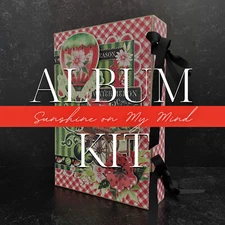 Graphic45 SUNSHINE ON MY MIND INTERACTIVE FOLIO ALBUM KIT scrapbooking