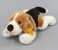Steiff Beagle Dog Plush Toy 21cm Stuffed Animal Collectible