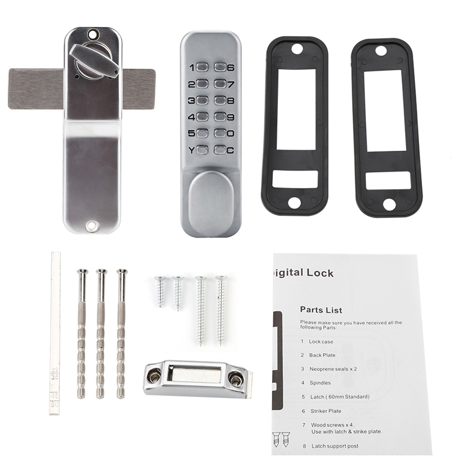Code Lock Door Lock Door Coded Lock Electronic Keyless Keypad Mechanical Code