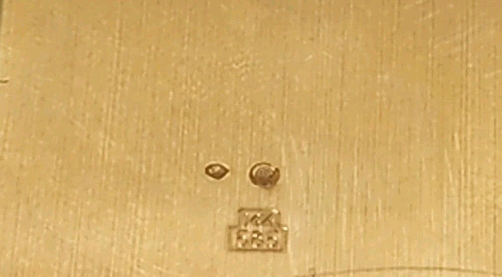 Cyma14k Solid Gold Rectangular Tank Watch & Date … - image 11