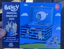 Bluey Jewelry Box for Girls - Musical Jewelry Box with Spinning Figurine, NIB