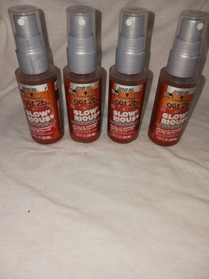 got2b GLOW'RIOUS Metallic Shimmer Hair Body Glitter Duel Spray. Copper. Lot Of 4