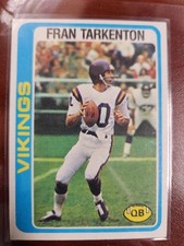 1979 Topps Football Card #200 Fran Tarkenton & 23 Other HOF Quarterback's Cards.
