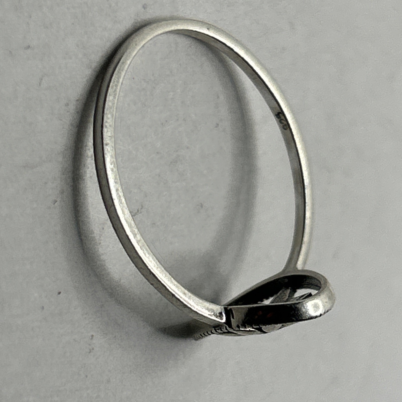 Solid 925 Sterling Silver North Star Ring Star De… - image 4