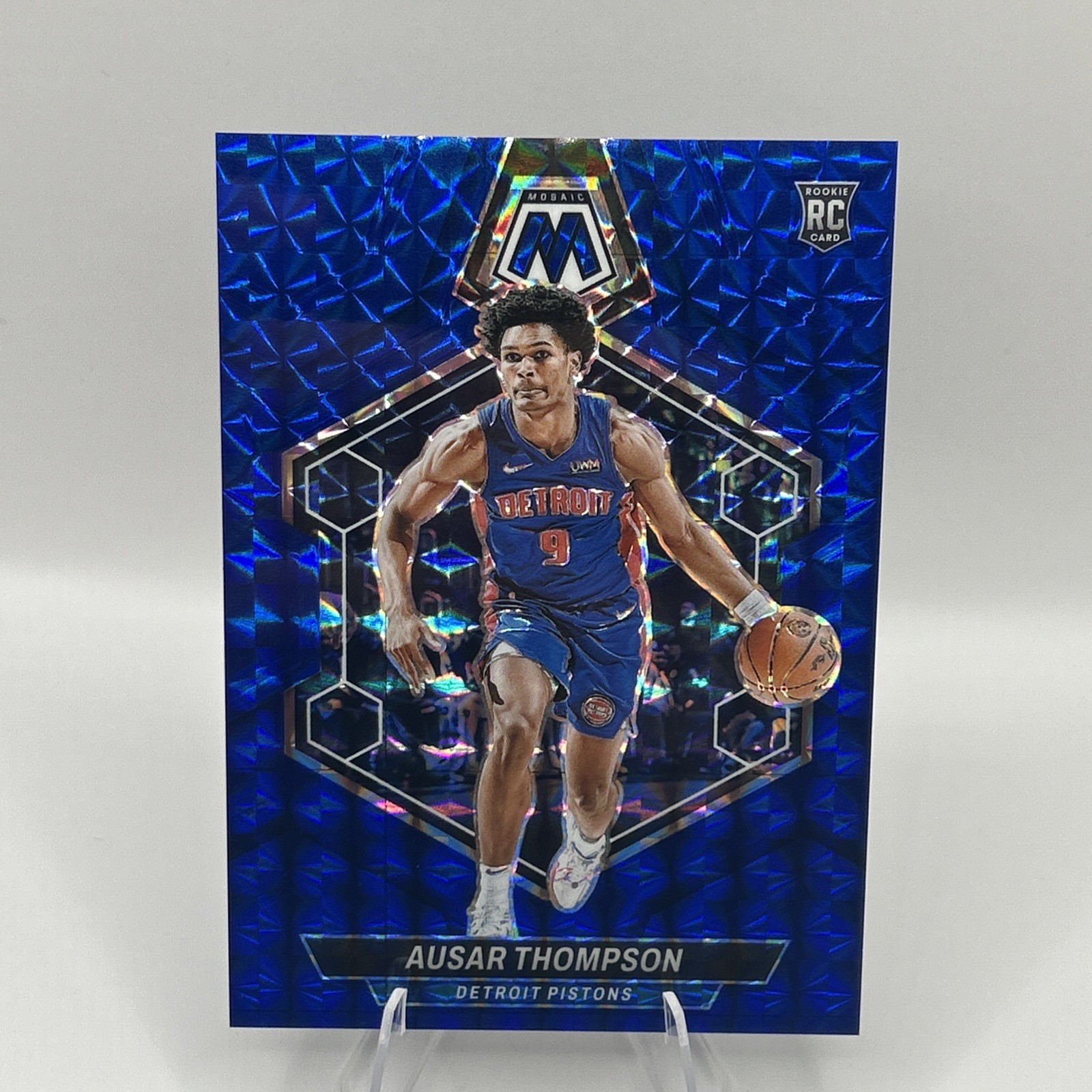 2023-24 Mosaic Rookie Ausar Thompson #226 Blue Prizm Rookie /199 Color Match