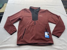 New Columbia - Men's Sweatshirt Sequoia Grove Half Zip Fleece Men  s MEDIUM