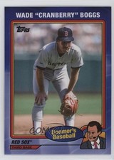 2024 Topps x Chris Berman Boomer's Baseball Wade Boggs Cranberry #21 HOF 0wc9