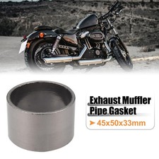 45mm Id 50mm Od Exhaust Muffler Pipe Gasket Graphite Seal Ring For Motorcycle