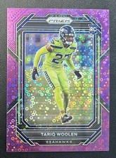 😈 2022 Prizm No Huddle #349 Tariq Woolen Purple Disco Seahawks 11/35 SP