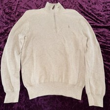 Polo Ralph Lauren Half Zip Tan Sweater Men  s Size M turtleneck