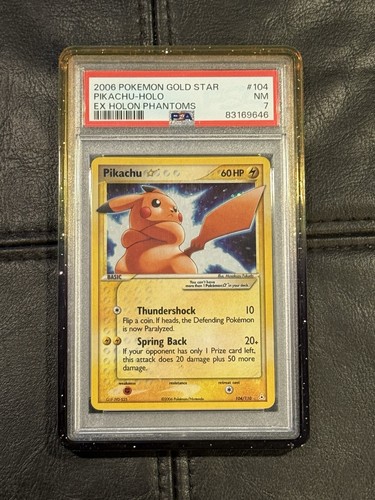 Pikachu ★ graded PSA 7 for sale on eBay