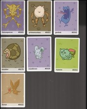 Pookiemoot Lot 7 Cards