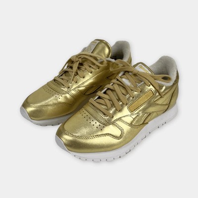 Reebok Classic Sneaker Damen Gr.37,5 in gold Metallic Turnschuhe Retro wie neu