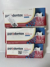 3-Pack PARODONTAX ACTIVE GUM REPAIR TOOTHPASTE FRESH MINT 3.4oz 07/2028 