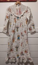 70s Handmade Nightgown Petticoats Pantaloons Fabric Prairie Holly Hobbie Style