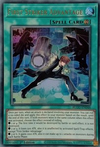 First Striker Advantage BLGG-EN048 Ultra Rare Yu-Gi-Oh! Battles of Legend: Glorious Gallery