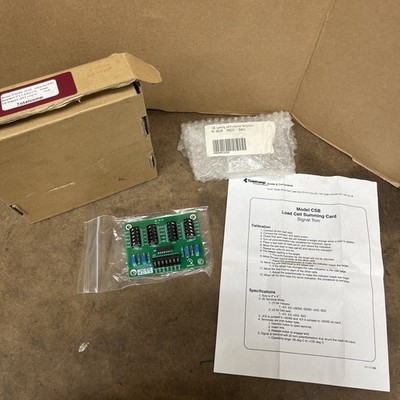Totalcomp Model CSB Load Cell Summing Card W/ Screw Terms Signal Trim 2595 NEW