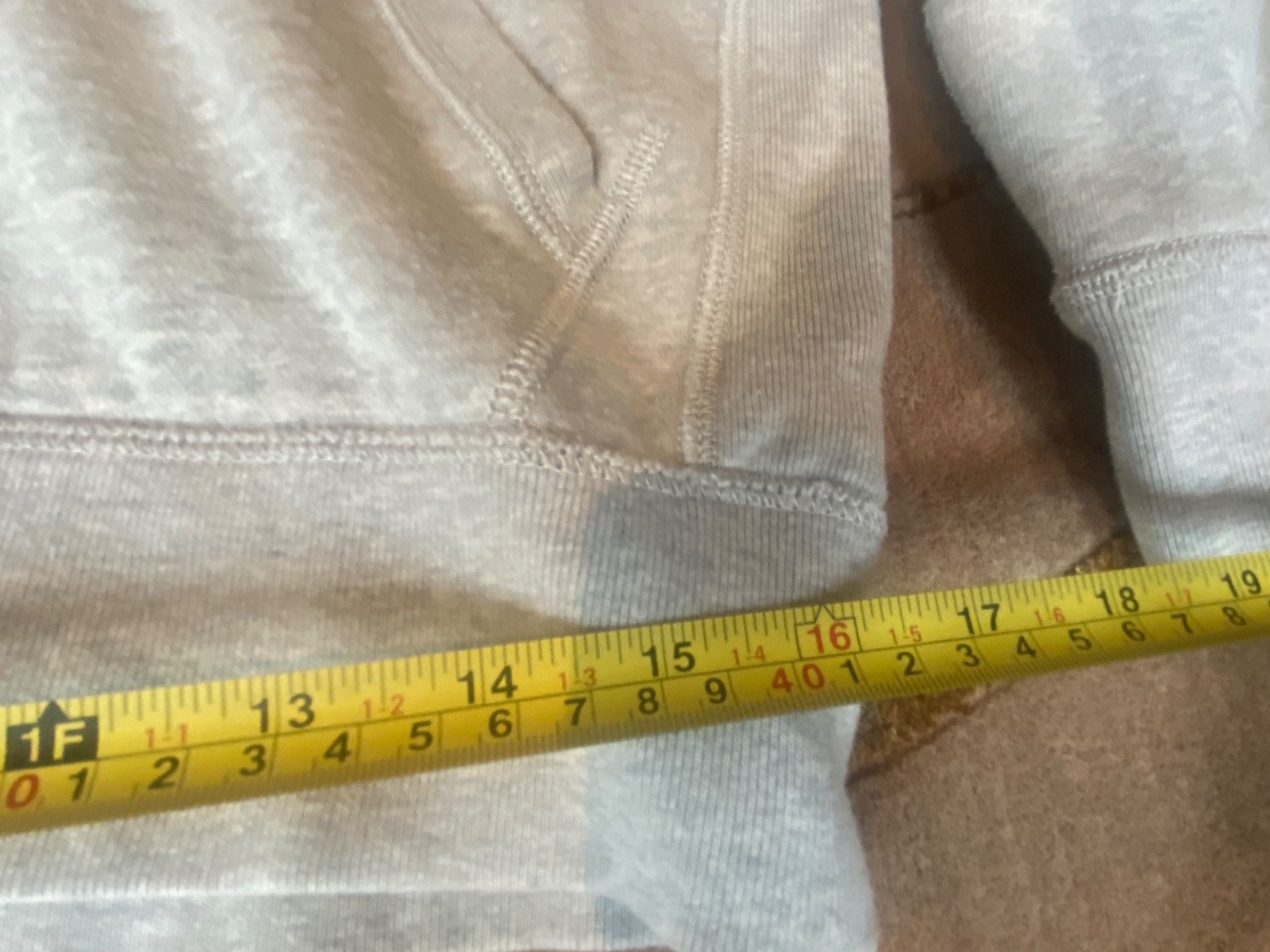 Men's POLO Ralph Lauren Double-Knit, Grey, Hooded Zip Sweatshirt, S/M, RRP: $145 image 4