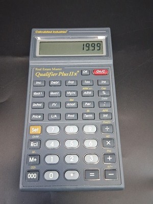 Calculated Industries REAL ESTATE MASTER IIx - QUALIFIER PLUS IIx CALCULATOR