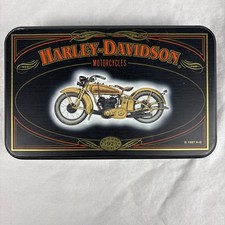 1997 Harley Davidson Playing Cards and Collector Tin w/ Motorcycle Decks