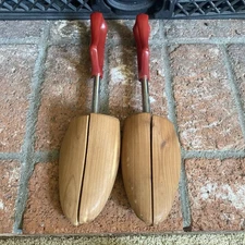 Vintage Florsheim Travel Tree Shoe Stretchers Vintage Wooden Rochester Shoe