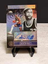 2020-21 Panini Illusions - Trophy Collection Signatures Calvin Natt #TC-CNT (AU)