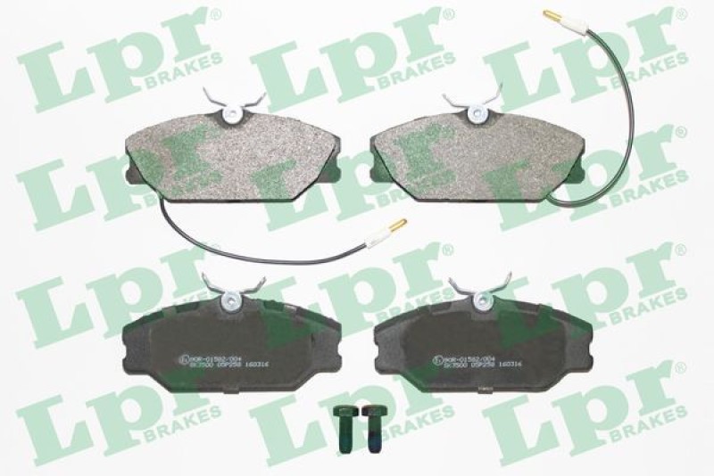 Plaquettes de frein avant sans bruit et haute friction céramique - Modèle 7701202289