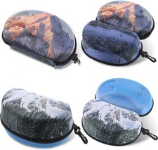 2 Pcs Ski Snow Goggle Case Large Goggle Cases Hard Shell Swim Sunglasses Hard Bo