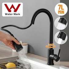 WELS Kitchen Pull Out Spout Spray Sink Faucet Mixer Taps 360° Swivel Brass Tap